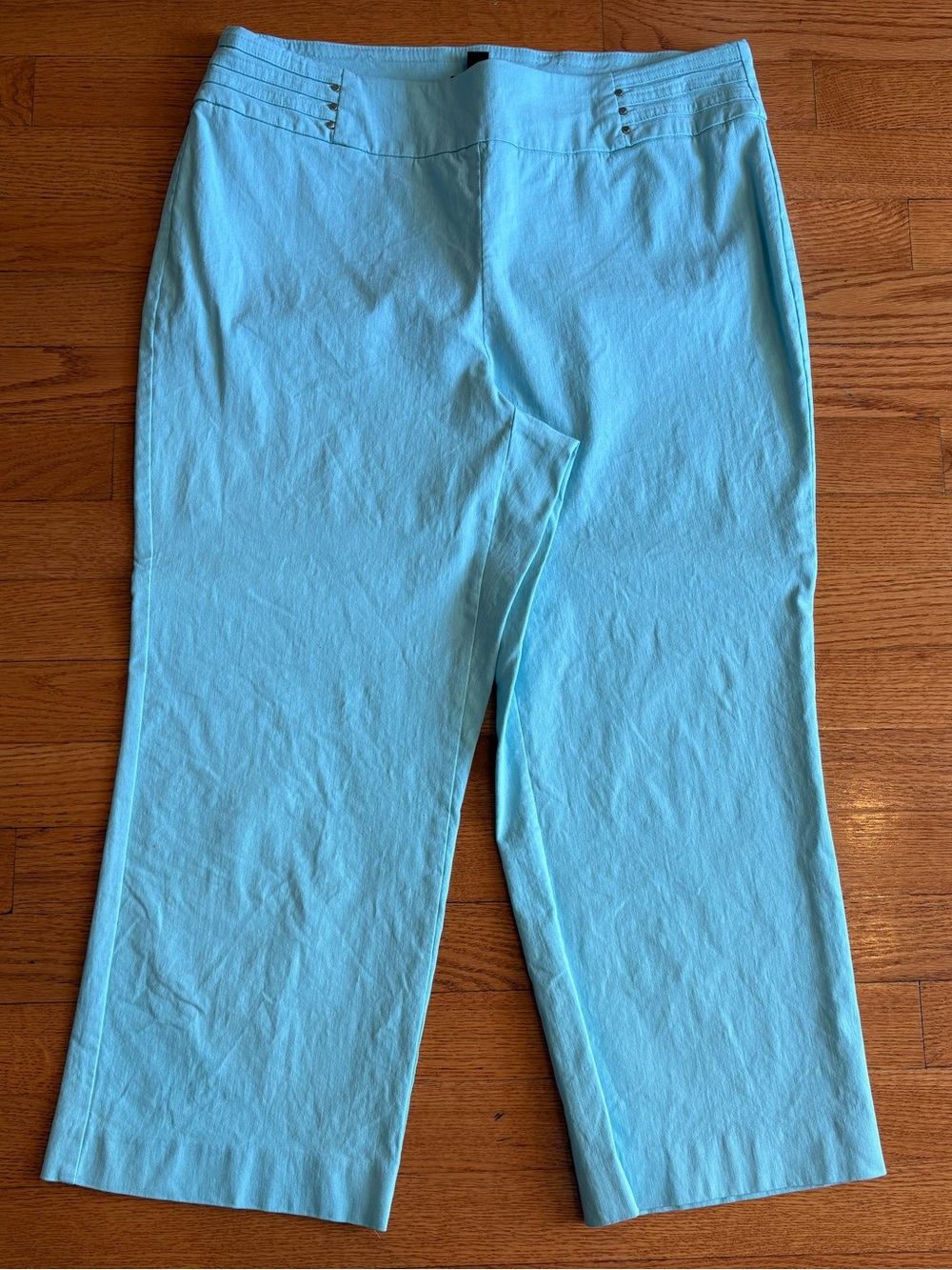 Light Blue Women's Crop Pants